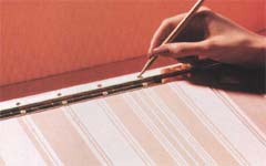 To prevent drilling through plywood, mark length of screws on drill brill, using masking tape and drill until tape reaches hinge