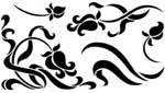 stencil design for fabric painting