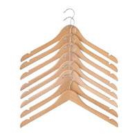 Throw out those nasty wire coat hangers and splurge on something more fitting