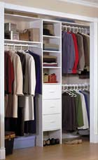 Built in closets are essential for any dressing room