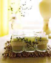 Candles add atmosphere to any room in the home