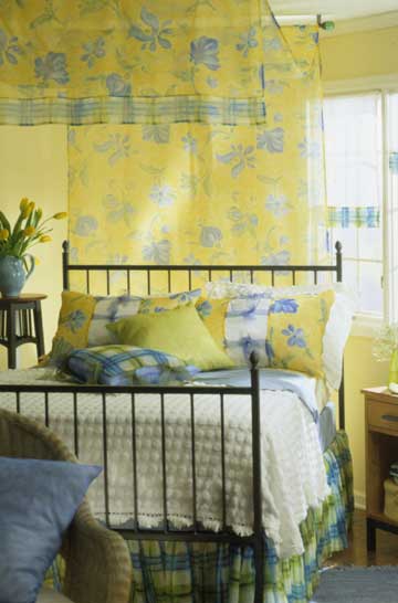 This DIY canopy is easy to make and will transform any bedroom