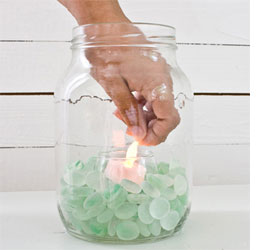 Easy solar hanging candle lights