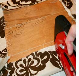 Recover those ugly dining chairs!