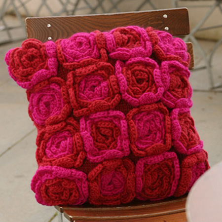 rose cushion pillow cover 