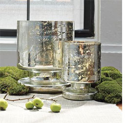 Antique mercury glassware