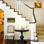 Create a vignette in an entrance hall