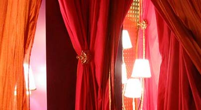 Add colour without paint use curtains window treatments