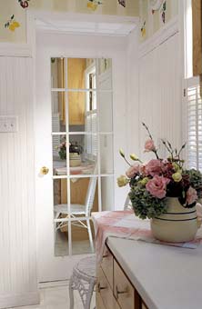 Another way to add interest to an interior door