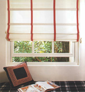 Roman blinds are one of the most stylish ways to dress up a plain window