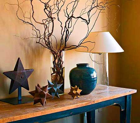 Home Decor Accessories on Above  The Sculptural Quality Of The Branches Sets Off This Starry