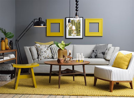  Decorate Living Room on Below  Warm Greys Dominate This Living Room And Splashes Or Bright