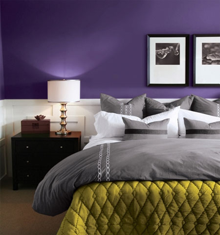 Paint your home in shades of purple grey