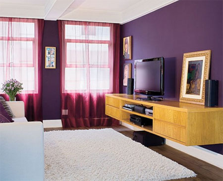 Paint your home in shades of purple 
