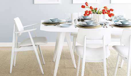 Dining room with flea market style