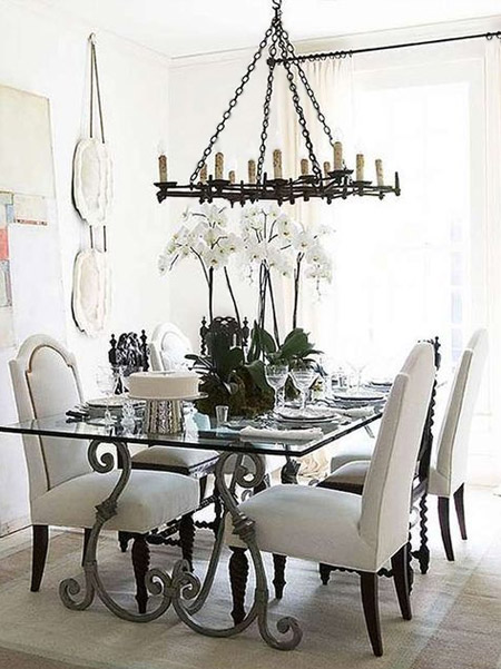 a dining room for entertaining family and friends 
