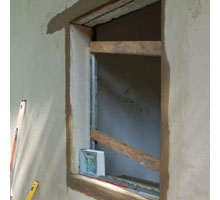 install glass brick window