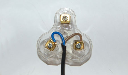 Replace a 2-pin plug