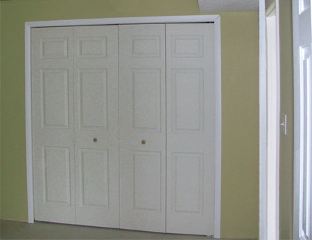 install bi fold closet doors