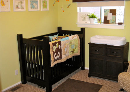 How to make a chunky modern cot