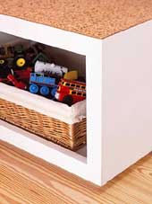 Use natural materials such as cork to create a non-slip surface