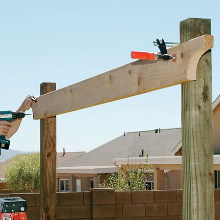 How to build a freestanding or wall-mounted Pergola