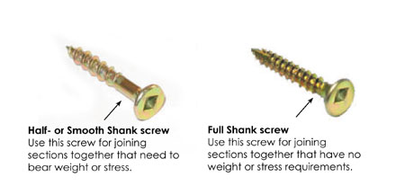 diy tip half smooth shank screw