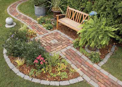 HOME DZINE Garden | Lay an informal paved path