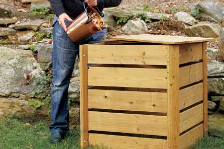 Home-Dzine - How to make an organic compost bin