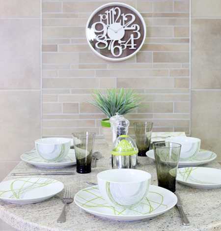 Create an outdoor sanctuary with tiles