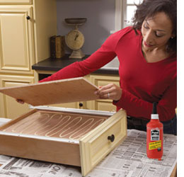 Easy do-it-yourself kitchen cabinet repairs