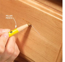 Easy do-it-yourself kitchen cabinet repairs