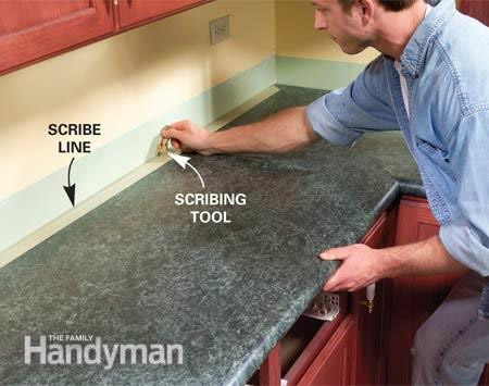 Replace Formica or melamine countertops