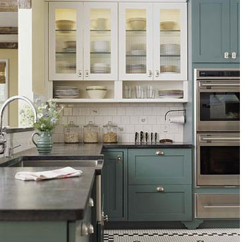 Kitchen Cabinets Images on When Painting Kitchen Cabinets You Don T Have To Stick To One Colour