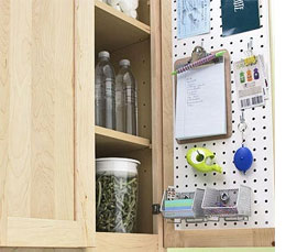 Customise a pantry or cabinet into an organisation centre