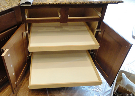  . When you fit pull-out shelves you have each access to stored items