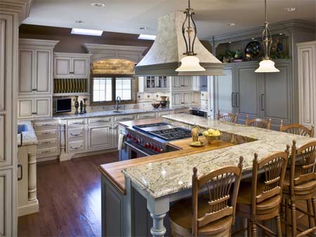 Window treatments for a traditional kitchen