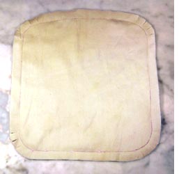 Make a rice-filled hot bottle