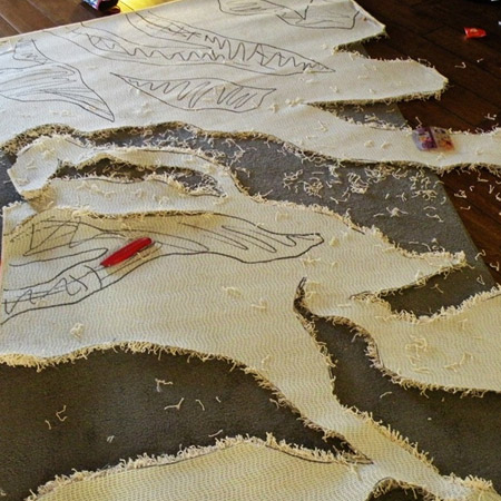 How to make your own designer rug