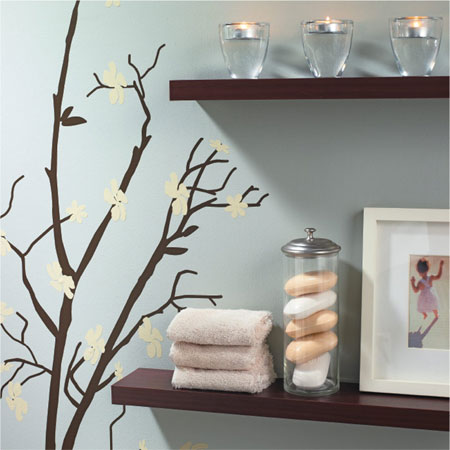 Dress up bare walls with wall decals