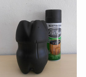 Piggy bank from plastic bottles