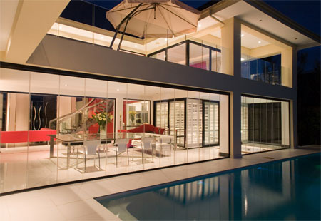 frameless glass door