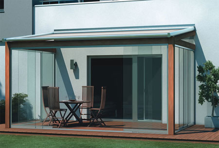 seamless glass window