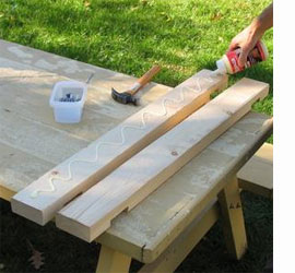 How to make a sawhorse