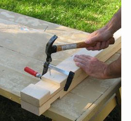 How to make a sawhorse