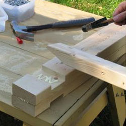 How to make a sawhorse