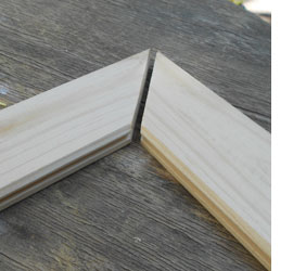 Easy way to make picture frames