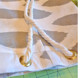 Make a designer beach bag