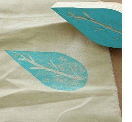 How to block print on fabric