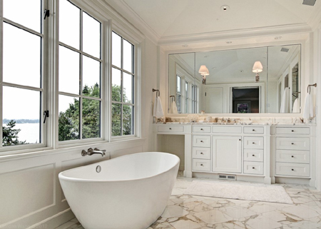 alternatives to tiling bathroom